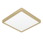 PLAFONIERA FUEVA 5 LED OTTONE SPAZZOLATO/BIANCO 28.5 x 28.5 CM H2.8 CM