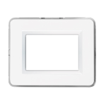 PLACCA PERSONAL 44 BIANCO LUCIDO 3 MODULI 