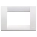 Placca Classica 3M bianco brillante TECNOPOLIMERO SERIE VIMAR IDEA