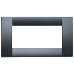 Placca Classica 4M grigio grafite TECNOPOLIMERO SERIE VIMAR IDEA