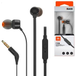 JBL Auricolari in-ear T110 Jack 3.5mm Black