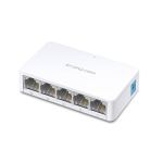 SWITCH ETHERNET DESKTOP 5 PORTE 10/100 MBPS BIANCO MS105