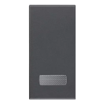 Tasto 1M con diffusore grigio SERIE VIMAR EIKON