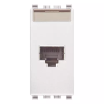 Presa RJ45 Netsafe Cat5e FTP 110 bianco SERIE VIMAR EIKON