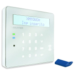 Console touch colore bianco,  lettore chiave di prossimità ( inclusa) integrato, IP40, Serie XM