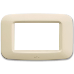 PLACCA YES TECNOPOLIMERO LUCIDA 3MODULI BLANC S45 AVE