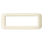 PLACCA YES TECNOPOLIMERO LUCIDA 6MODULI BLANC S45 AVE