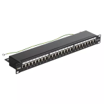 Pannello 24 RJ45 Cat5e FTP 1u