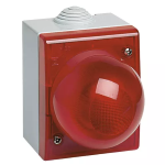 Segnalatore IP55 diffusore rosso