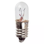 Lampada incand.E10 10x28mm 24V 2W bianco