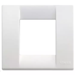 Placca Classica 1-2M bianco BRILLANTE SERIE VIMAR IDEA