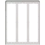 Cornice parapioggia 9M(3x3) Pixel bianco ELVOX