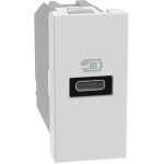 MATIXGO BTICINO CARICATORE USB CON DUE PORTE TIPO C 20W BIANCO