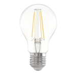 LAMPADINA LED E27 7,3W 2700K VETRO TRASPARENTE A FILAMENTO 806 LUMEN DIMMER 3 STEP Ø5  6