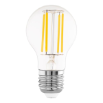 LAMPADINA LED E27 2,2W 3000K VETRO TRASPARENTE A FILAMENTO 470 LUMEN  L105 Ø60