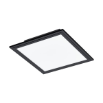 PLAFONIERA SALOBRENA 1 LED 14W 4000K 2000Lm ALLUMINIO NERO 30 X 30 CM