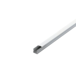 PROFILO PER STRISCE LED SOVRAPPOSTO SURFACE PROFILE 2 ALLUMINIO 1MT 17 X 16 MM CON COPERTURA E TAPPI - 100 x 1.7 H1.6