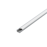 PROFILO PER STRISCE LED DA INCASSO 1MT RECESSED PROFILE 1 ALLUMINIO 23 X 9 MM CON COPERTURA E TAPPI 100 x 2.3 H0.9