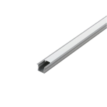 PROFILO PER STRISCE LED DA INCASSO 2MT RECESSED PROFILE 1 ALLUMINIO 23 X 15 MM CON COPERTURA E TAPPI 200 x 2.3 H1.5