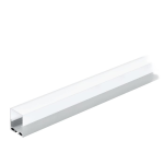 PROFILO PER STRISCE LED SOVRAPPOSTO COPERTURA SPORGENTE 1MT SURFACE PROFILE 6 ALLUMINIO 35 X 45 MM CON COPERTURA E TAPPI 100 x 3.5 H4.5