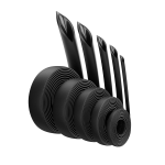 THERMAL SHRINKABLE TUBE 5/2.5 Black