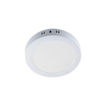 PANNELLO LED ROTONDO SOVRAPPOSTO 12W 2700K  BIANCO CALDO