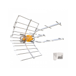 ANTENNA ELLIPSE UHF(C21-48) + ALIMENTATORE (SING.)