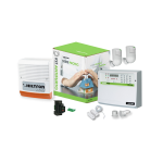 Kit con centrale ibrida  PROTEC4GSM +2 rivelatori DG12 + SA310 +DX200 +C56 +C58