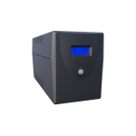 SAI offline offline monofasico - Potenza 1500VA/900W - Entrata 220~240 Vac /Uscita 230 Vac - 4 uscite SAI/UPS protette - Tempo di ricarica 6~8 h - 2 batterie di piombo-acido ermetiche