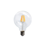 LAMPADINE LED FILAMENTO GLOBO ATTACCO E27 8W 1055LM LUCE NATURALE  4000K 300° 95X136MM 15000H CRI80