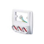 MULTIPRESA DA PARETE BIPASSO 10/16A SMART 3 PRESE 16A 250V BIANCO