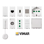 FRUTTI SERIE VIMAR PRESE INTERRUTTORI DEVIATORI FALSO POLO RJ45 RJ11 USB BIANCO