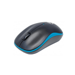 Mouse Ottico Wireless con Micro Ricevitore USB 1000dpi Nero/Azzurro