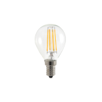 LAMPADINA LED FILAMENTO SFERA E14 4W 4000K 470 LUMEN LUCE BIANCO NATURALE