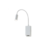 HELLO - APPLIQUE - 3W LED - METALLO - BIANCO OPACO