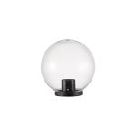 SFERA PER PALO ESTERNO GIARDINO IP65  diam200 PMMA CLEAR  E27 230V 