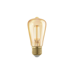 LAMPADINA LED FILAMENTO EDISON 4W E27 320Lm 1700K BIANCO CALDO VETRO TRASPARENTE AMBRATO