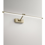 LAMPADA DA SPECCHIO LED GAP442C 8W 473LM 3000K STRUTTURA METALLO BRUNITO