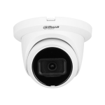 Dome fisso IP Dahua StarLight con Smart IR da30 m per esterno. CMOS 1/3"" da 4MP. Stream dual. Formato H.265/H.264/MJPEG. Risoluzione di fino a 4MP a 20ips. Filtro ICR. 0,008 lux F1.6. Ottica fissa da 2,8 mm (102°). OSD, AWB, AGC, BLC, HLC, WDR 120dB, 3D-