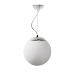 GANDES - LAMPADARIO A SOSPENSIONE SFERA BIANCO - 1 X E27 