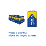 PILA BATTERIA ALCALINA 9V-4022V 9V 