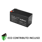 BATTERIA RICARICABILE AL PIOMBO ERMETICA 12V 1,3AH AP12V1,3AH