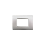 PLACCA 3 POSTI MODULI COMPATIBILE LIVING CBM7003- SILVER