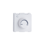 MODULO INTERRUTTORE- DIMMER/VOLUME AUDIO PER SERIE LECCE COLORE BIANCO 