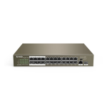 Tenda switch 24 ports PoE 10/100Mbps + 1 GE/SFP - Business