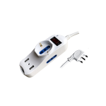 Multipresa 3pos bipasso + bipasso/schuko + USB spina16A +int