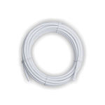 Rotolo cavo elettrico tripolare 25m H05VV-F3G 1.5 mm bianco