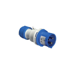 SPINA DRITTA IEC 309 3P+T 220V IP44 16A BLU