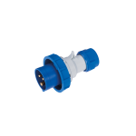 SPINA DRITTA IEC 309 3P+N+T 220V IP44 16A BLU