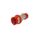 SPINA INDUSTRIALE 380V 3P+N+T 32A ROSSA EC69078 EC ELETTROCANALI